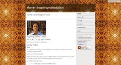 Desktop Screenshot of inspiringmathstuition.co.uk